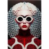 Wandfoto Vibe vrouw 55x75cm Kare Design