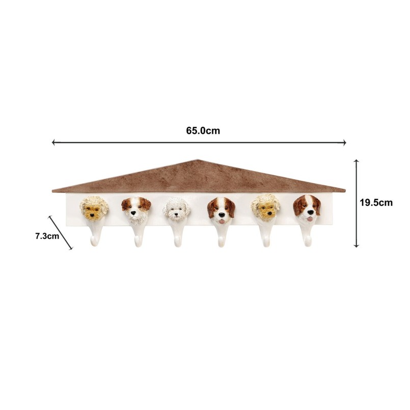 Garderobe murale Dogs Out 65cm