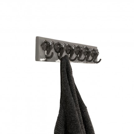 Wall Coat Rack elephants 50cm Kare Design