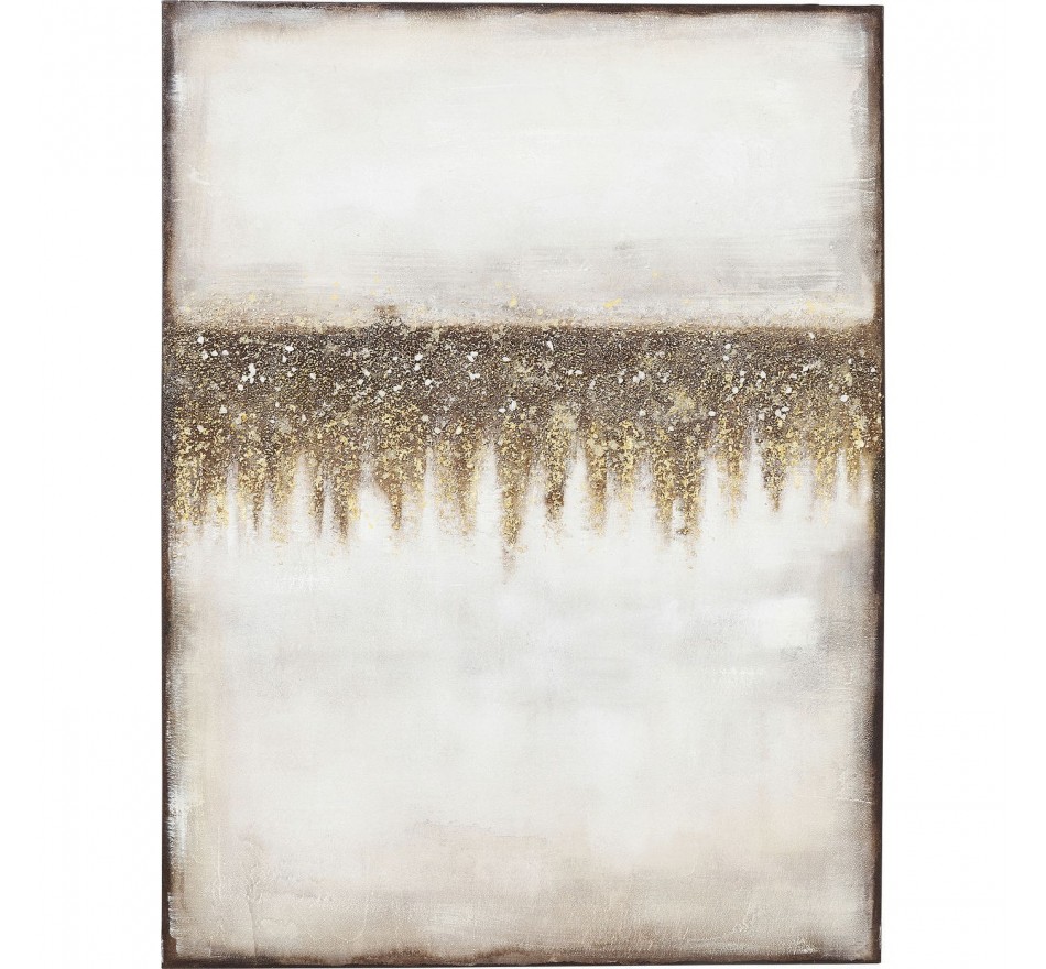 Peinture à l'huile Abstract Fields 55x75cm Kare Design