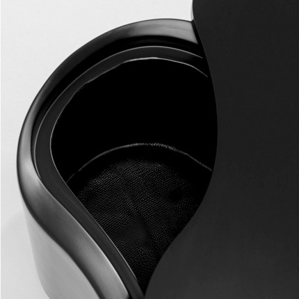 Table basse Lotus 35cm noire Kare Design