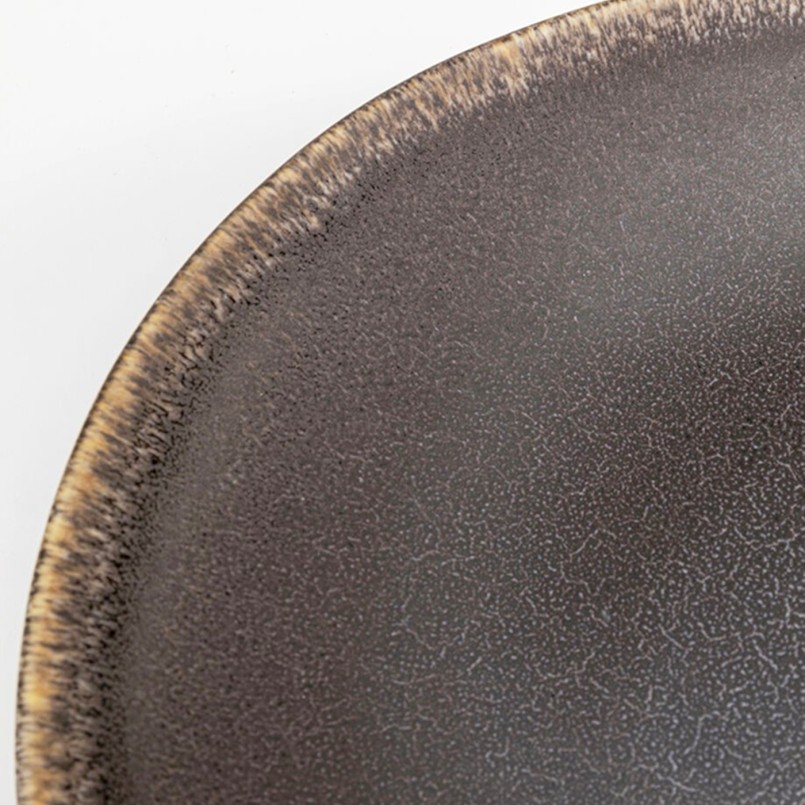 Assiettes plates en grès - Valerio - Kare Design