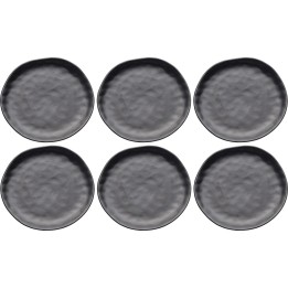 Assiettes noires en faïence - Organic - Kare Design
