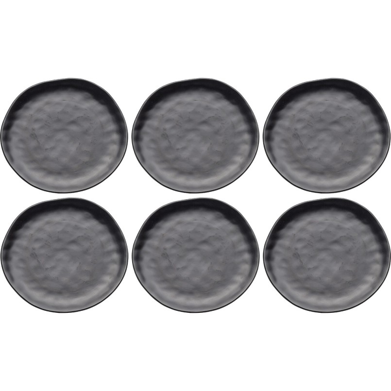 Set of 4 large black sandstone bowls | Kare Design