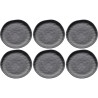 Assiettes noires en faïence - Organic - Kare Design