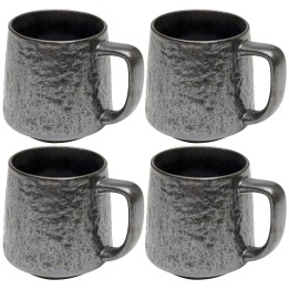 Mugs noirs en grès - Cosmos - Kare Design