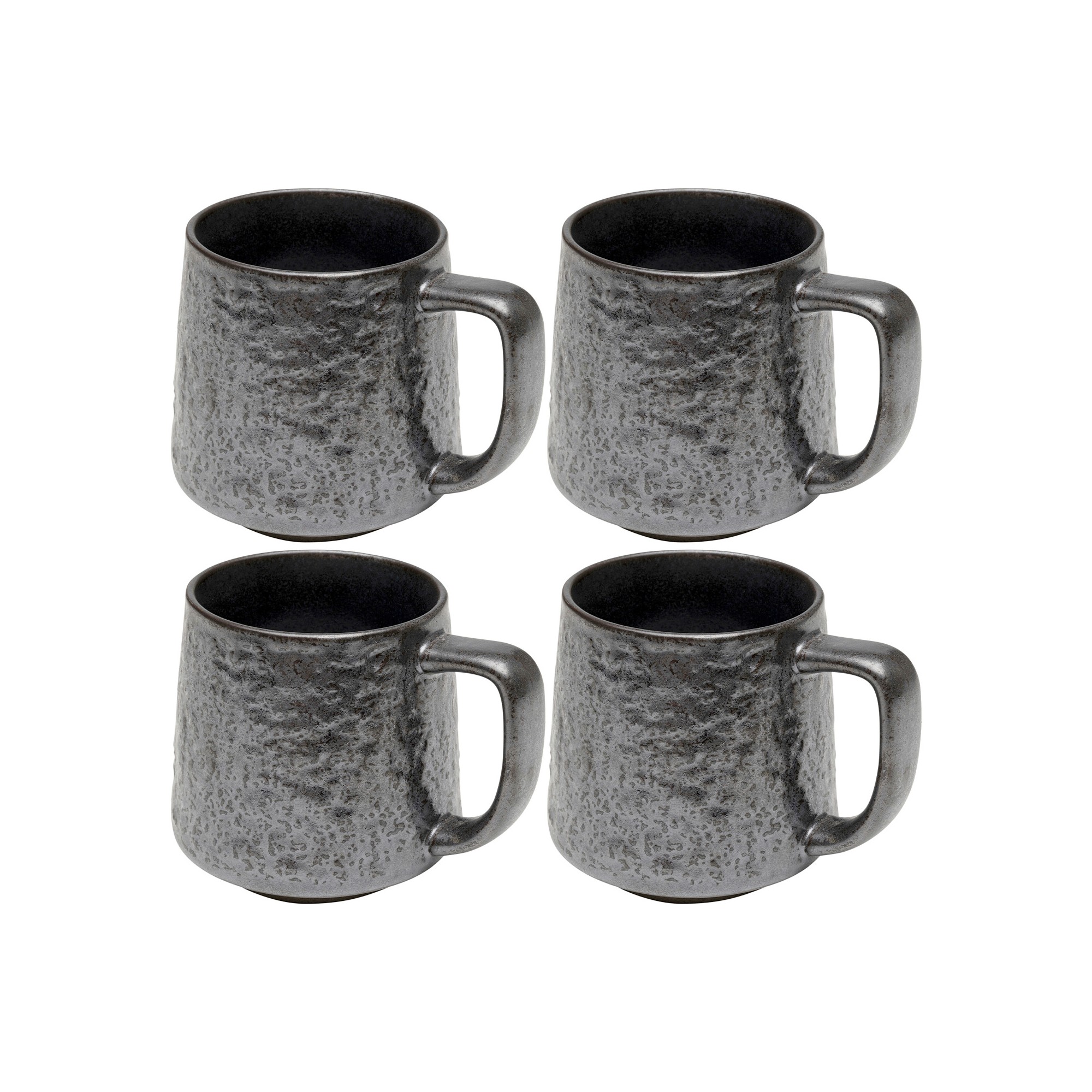 Mug Cosmos black (4/set) Kare Design