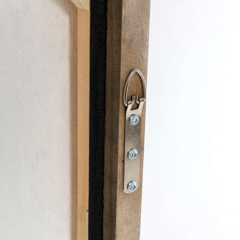 Wit, taupe en zwart abstract canvas - Dust - Kare Design