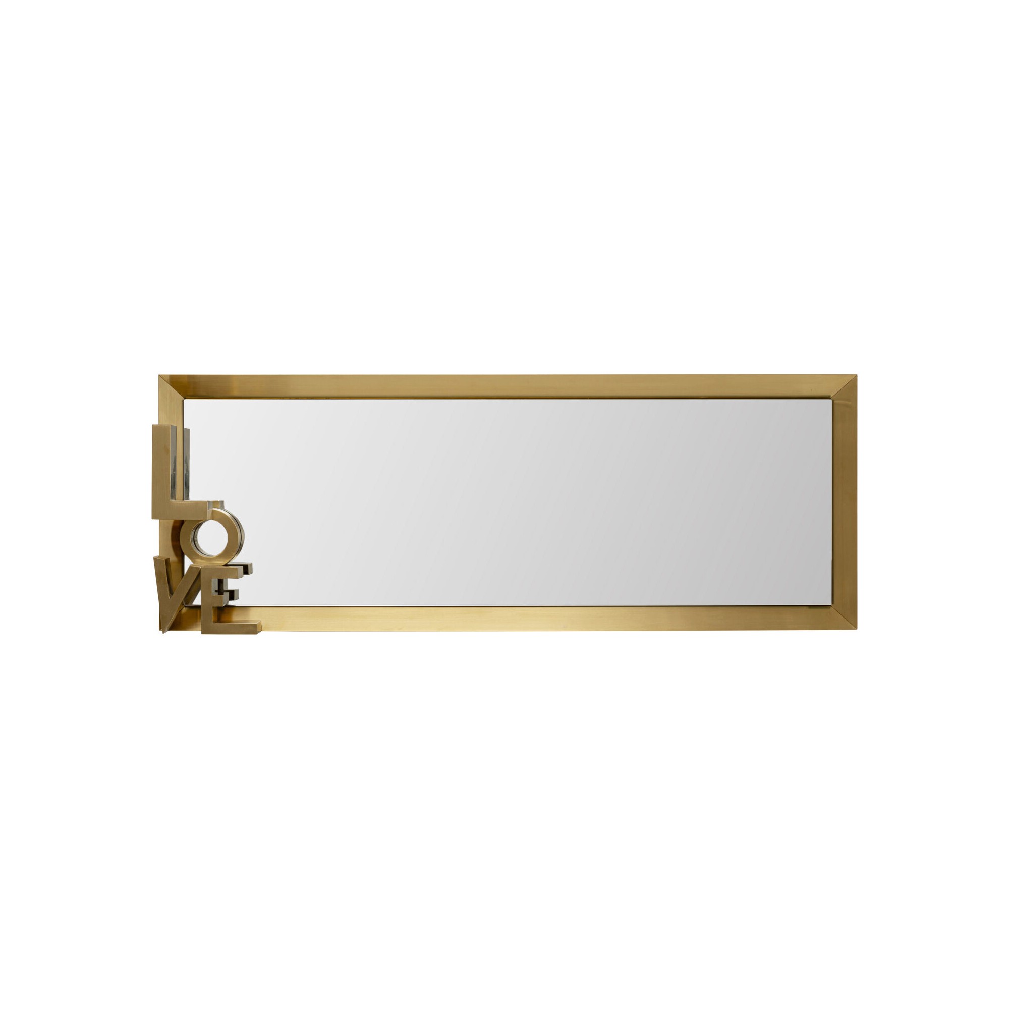 Miroir mural Love Letters 3D 110x40cm