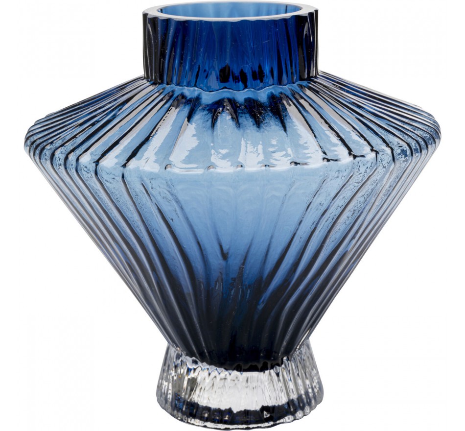 Vase Daphne bleu 20cm Kare Design