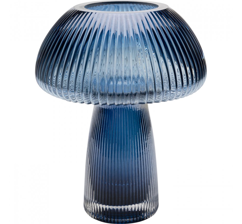 Vase Daphne champignon bleu 24cm Kare Design