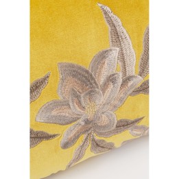 Coussin Lovely Flowers jaune 60x40cm