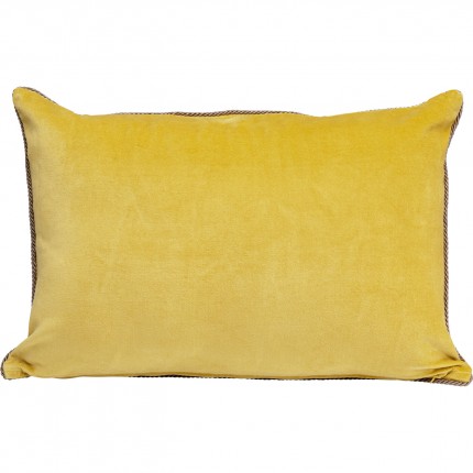 Coussin jaune fleurs Kare Design