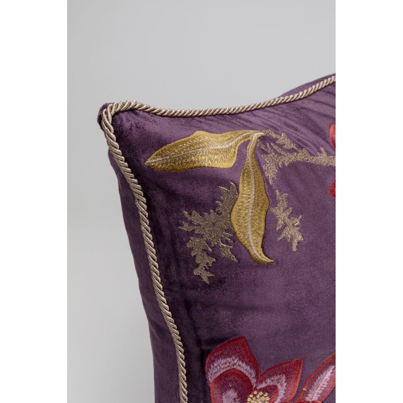 Coussin Lovely Flowers violet 50x50cm