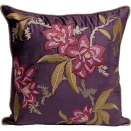 Coussin Lovely Flowers violet 50x50cm