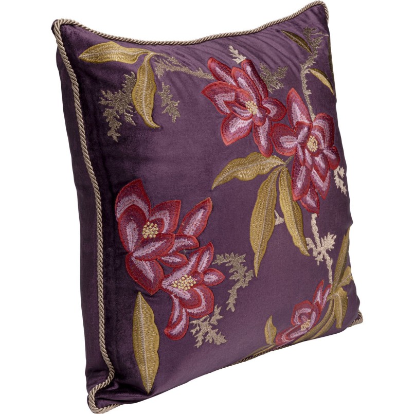 Coussin Lovely Flowers violet 50x50cm