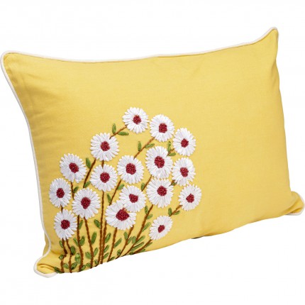 Coussin Margariti jaune Kare Design