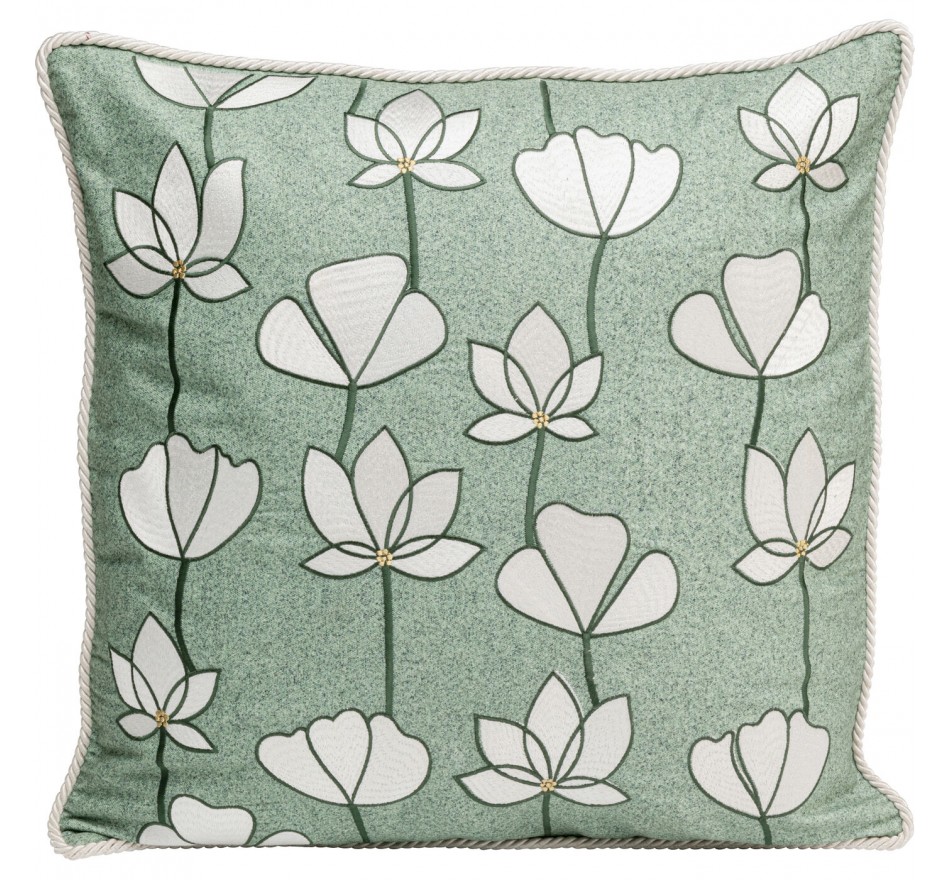 Coussin Zari vert Kare Design