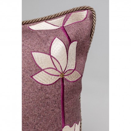 Coussin Zari violet Kare Design
