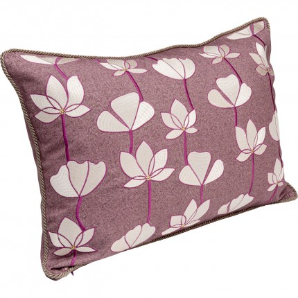 Cushion Zari purple Kare Design