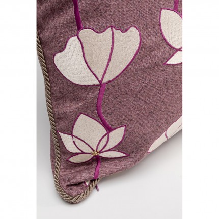 Cushion Zari purple Kare Design