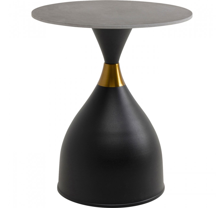 Table d'appoint Wish noire 50cm Kare Design