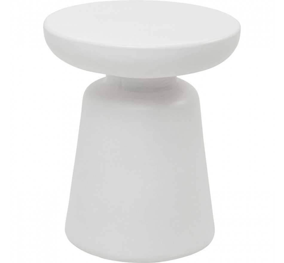 Side Table Paco white Ø41cm Kare Design