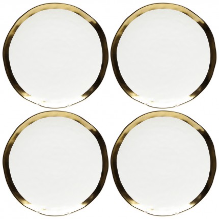 Assiettes Bell 25cm set de 4 Kare Design