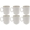 Mugs scandinaves en grès blanc - Elio - Kare Design