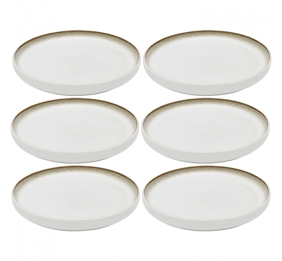 Assiettes Elio 16cm set de 6 Kare Design