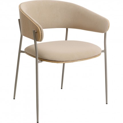 Stoel met armleuningen Cindy eik Kare Design