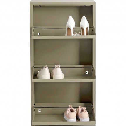 Shoe Container Caruso khaki 3 drawers Kare Design