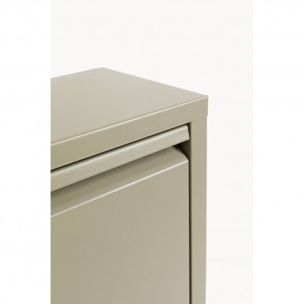 Schoenenkast Caruso kaki 3 laden Kare Design