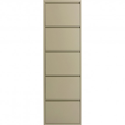 Shoe Container Caruso khaki 5 drawers Kare Design