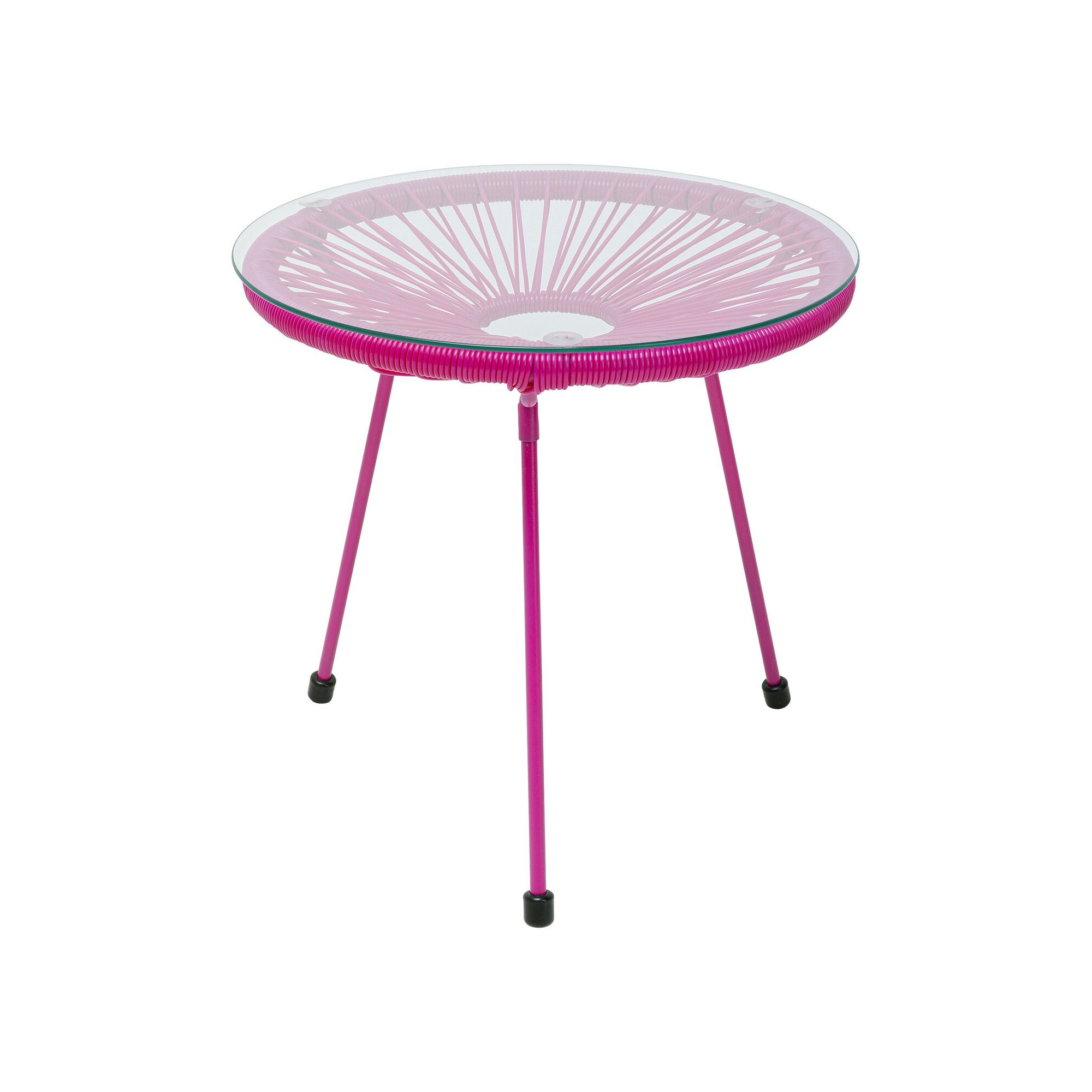 Table d'appoint Acapulco Mono rose Kare Design