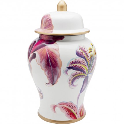 Boîte lys roses 42cm Kare Design