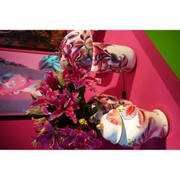 Boîte décorative Lillies pink Ø26cm