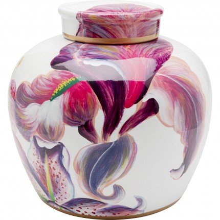 Opberger roze lelies 28cm Kare Design