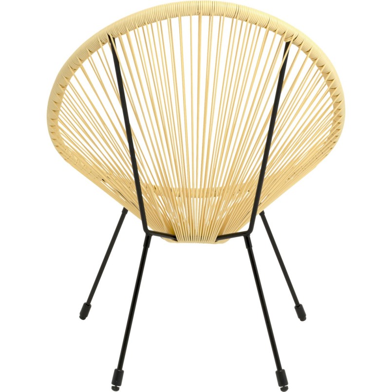 Fauteuil Acapulco jaune clair