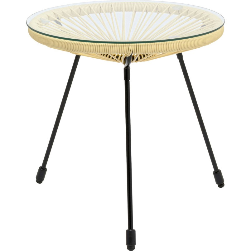Table d appoint Acapulco jaune clair