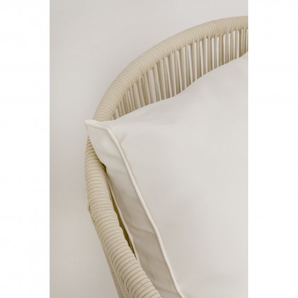 Outdoor Armchair Elba cream Kare Design