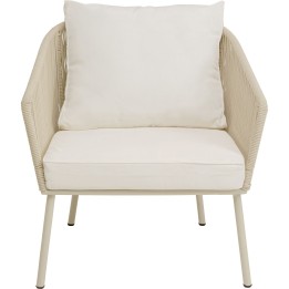 Fauteuil Elba crème