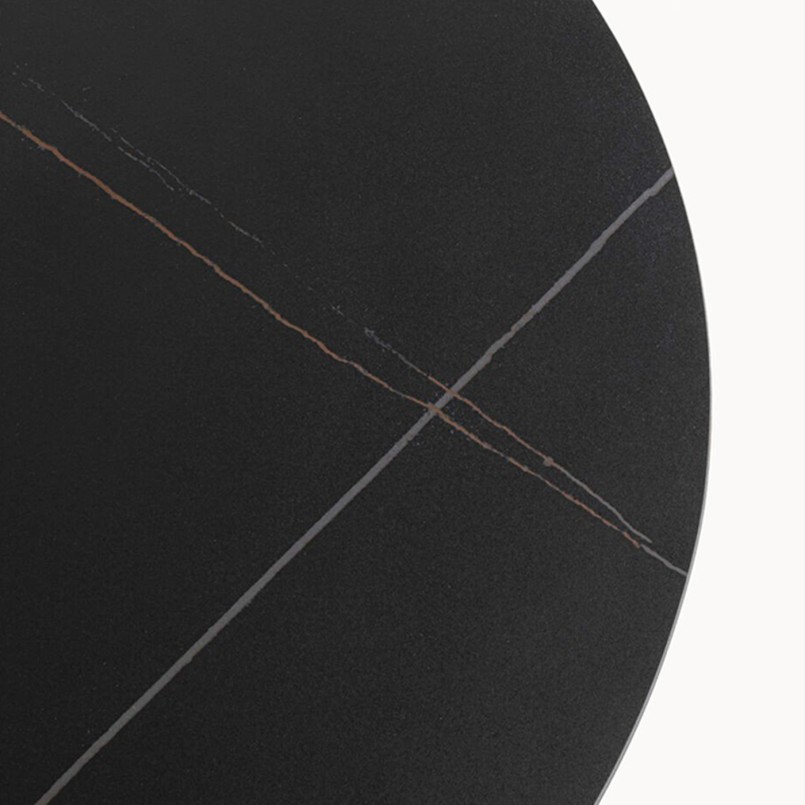 Bijzettafel Wish zwart Ø50cm Kare Design