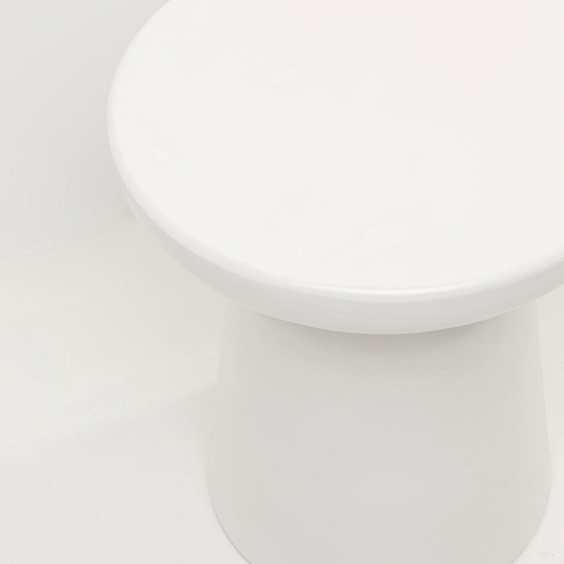 Bijzettafel Paco wit Ø41cm Kare Design