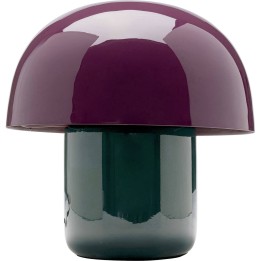 Lampe champignon en acier violet et vert - Mushroom Duo - Kare Design