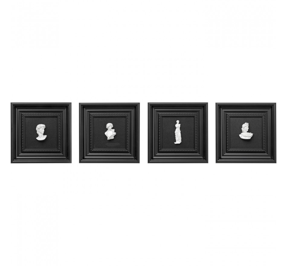 Framed Picture busts (4/set) Kare Design