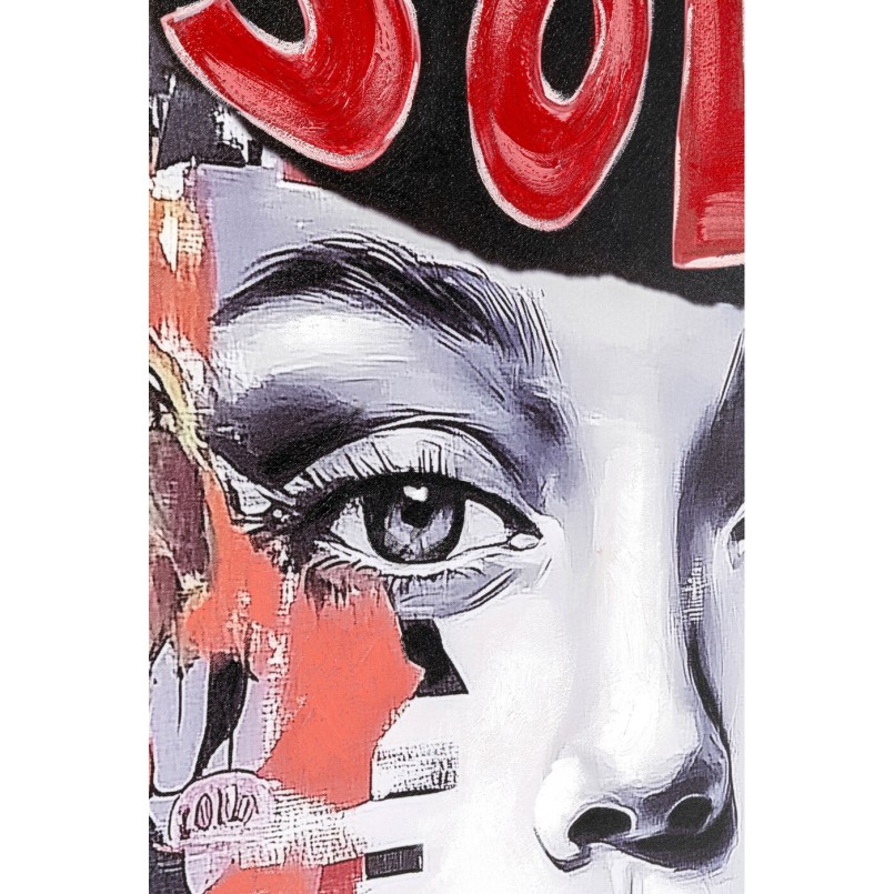 Tableau portrait féminin - Muse Collage - Kare Design