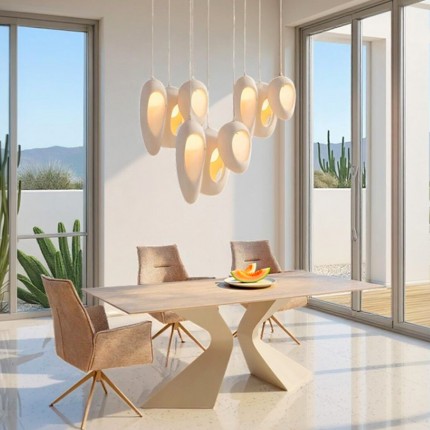 Table Gloria Travertino 200x100cm Kare Design