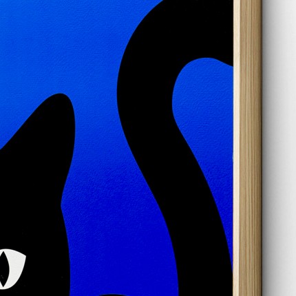 Canvas Picture playful black cats (2/Set) Kare Design