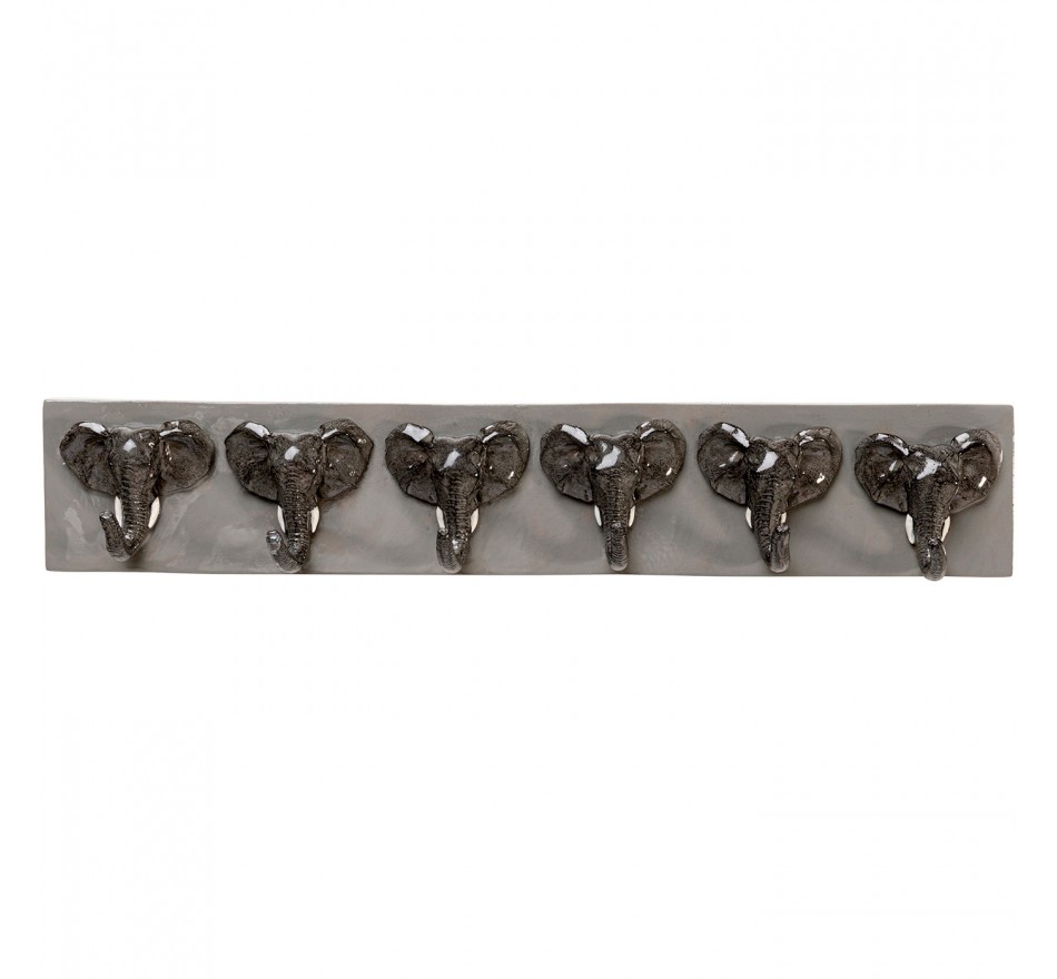 Wall Coat Rack elephants 50cm Kare Design